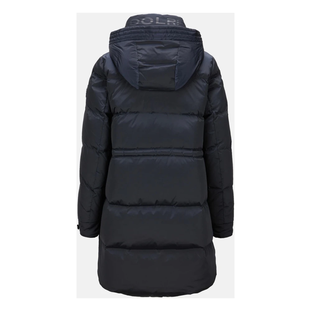 Woolrich Gewatteerde jas met capuchon en zakken Blue Dames
