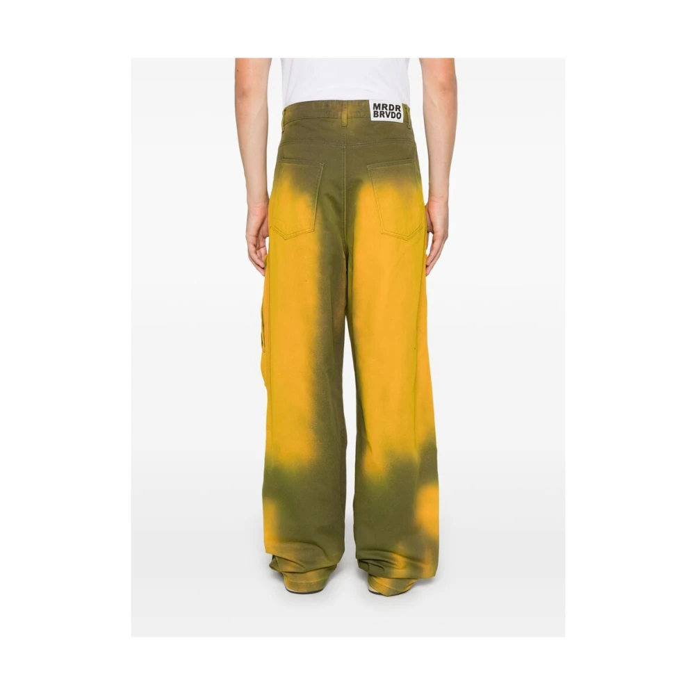 Who Decides War Cargo Twill Broek met Vervaagd Effect Yellow Heren