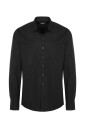 chemise-noire-en-coton-a-col-kent