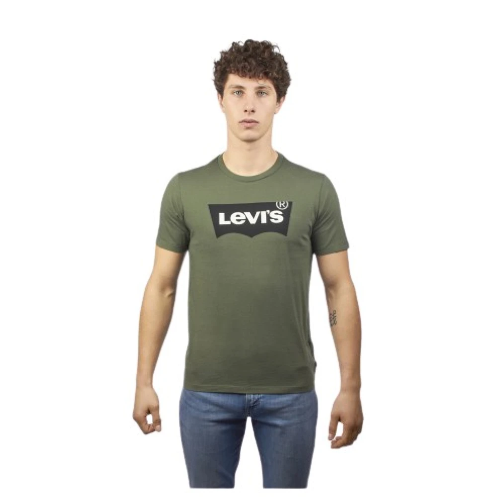 Levi's Heren Katoenen T-Shirt Green Heren