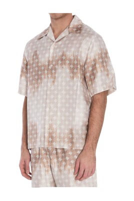 chemise-bowling-camel-beige-monogramme