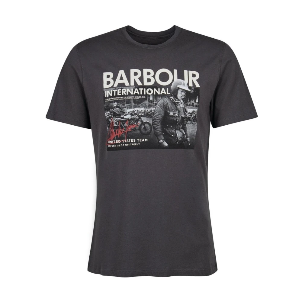 Barbour Barter T-Shirt Gray, Herr