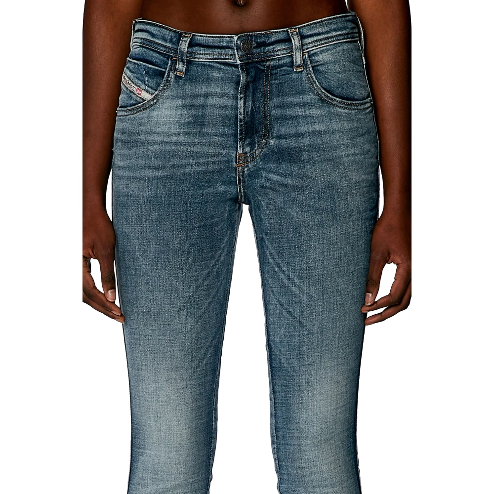 Diesel Skinny Jeans 2015 Babhila Blue Dames