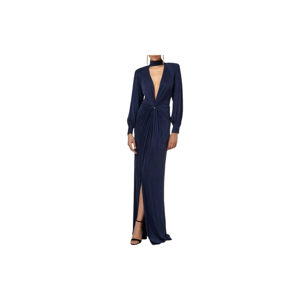 Elisabetta Franchi Elegante Jurk voor Speciale Gelegenheden Blue Dames