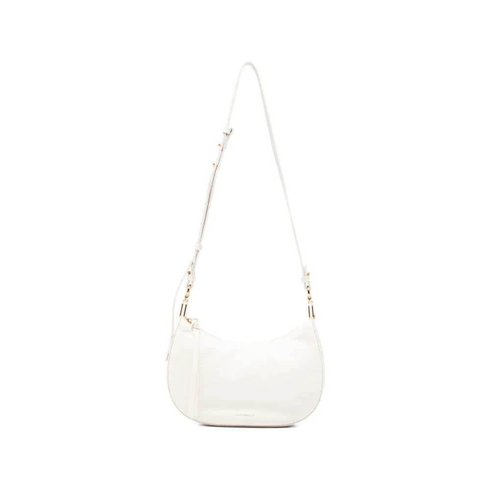 Coccinelle Women's White Mini Bag Grained - Cross Body Bags - One Size - Bags