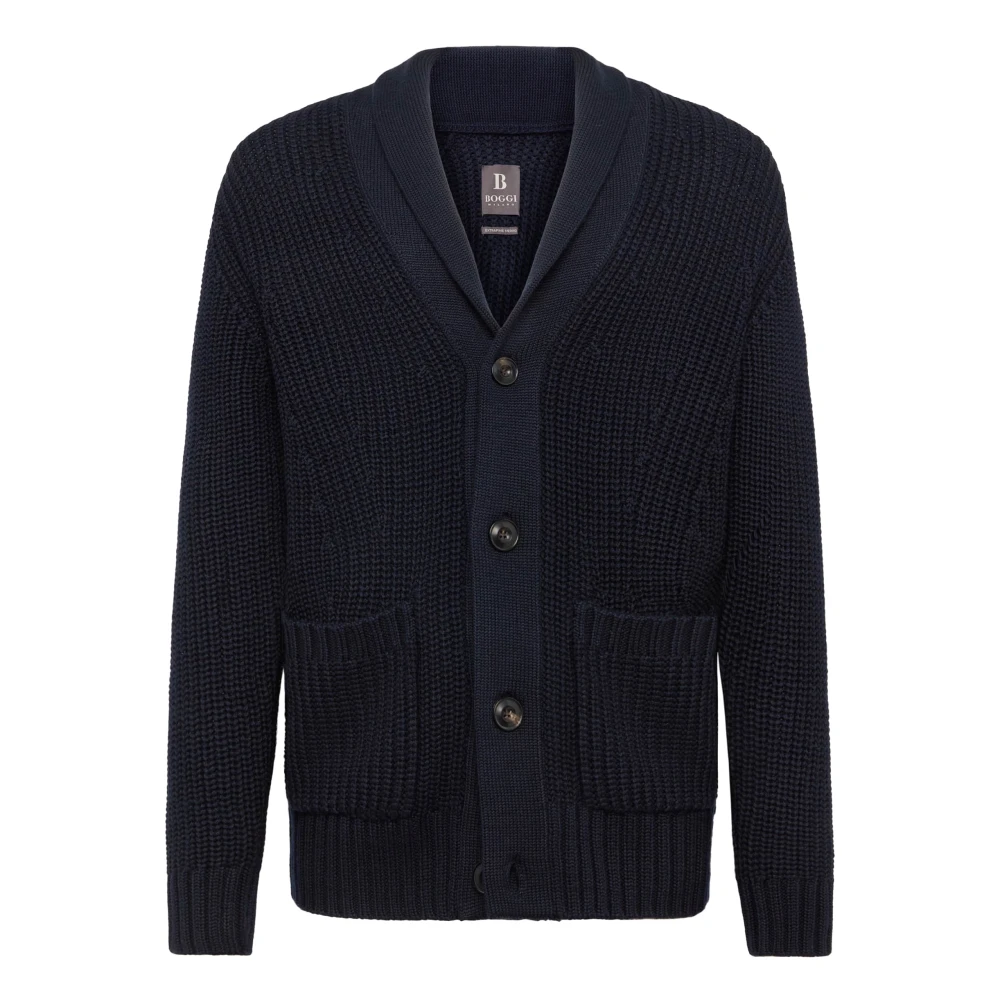 Boggi Milano Shawlcoltrui Blue Heren