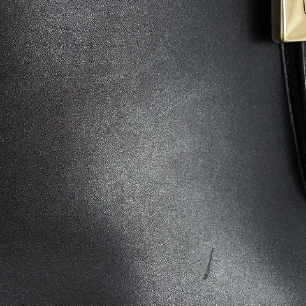 Gucci Vintage Pre-owned Leather totes Black Dames
