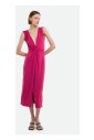 robe-fuchsia-a-col-v-et-chaine-bijou