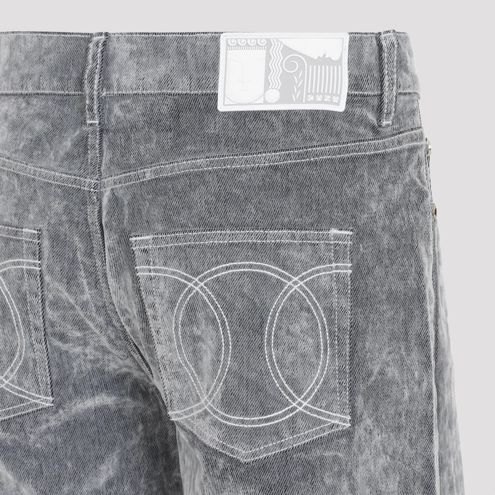 Casablanca Blauwe Jeans Aw24 Herenmode Blue Heren