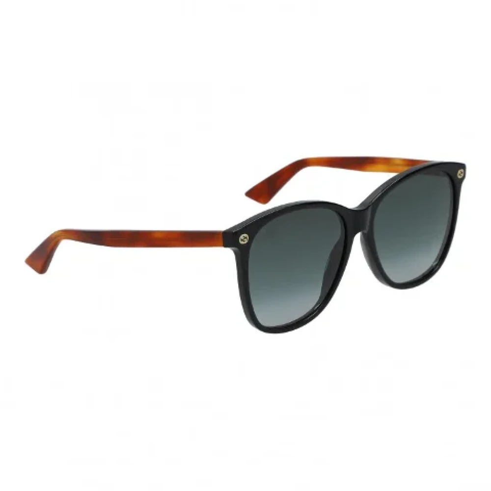 Gucci Vintage Pre-owned Fabric sunglasses Black Dames
