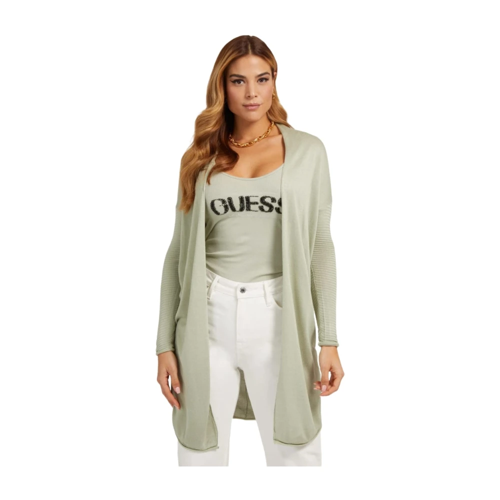 Guess Stijlvolle Cardigan voor Vrouwen Green Dames