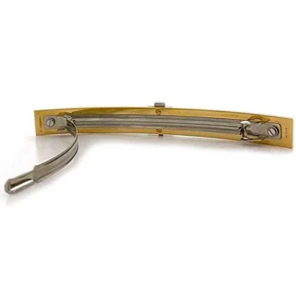 Hermès Vintage Pre-owned Metal hair-accessories Yellow Dames