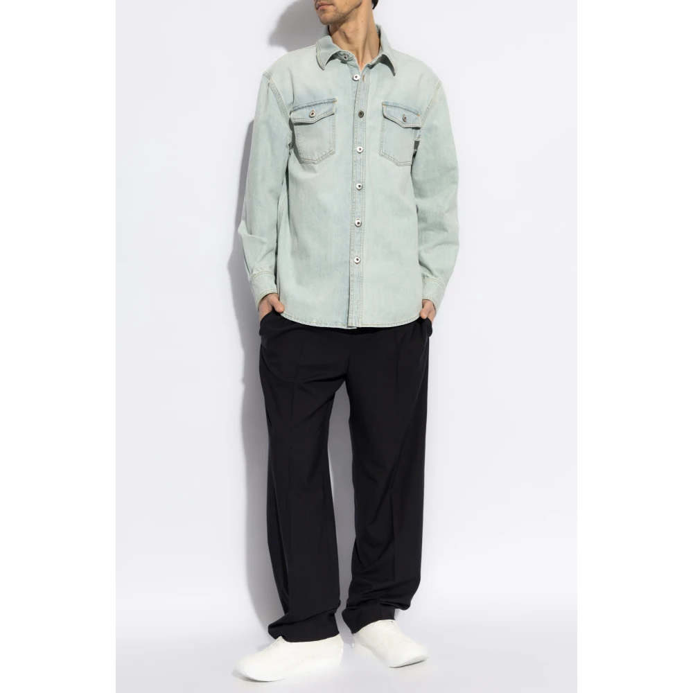 Bottega Veneta Denim overhemd Blue Heren
