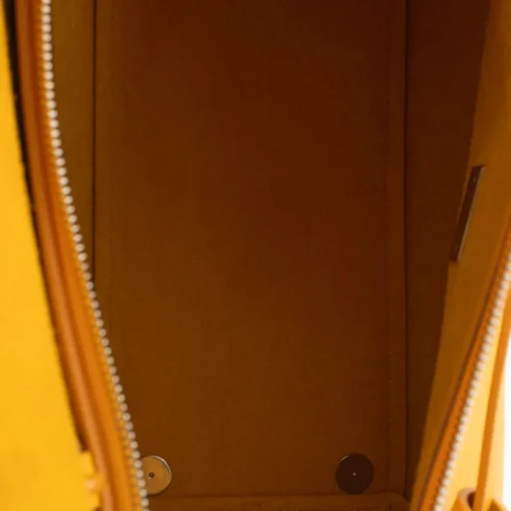 Celine Vintage Pre-owned Leather celine-bags Yellow Dames