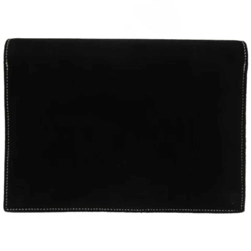 Hermès Vintage Pre-owned Fabric clutches Black Dames