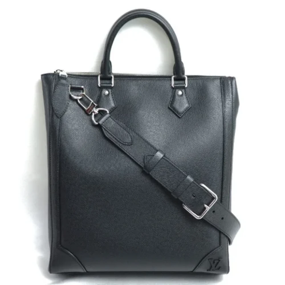 Louis Vuitton Vintage Pre-owned Leather handbags Black Heren