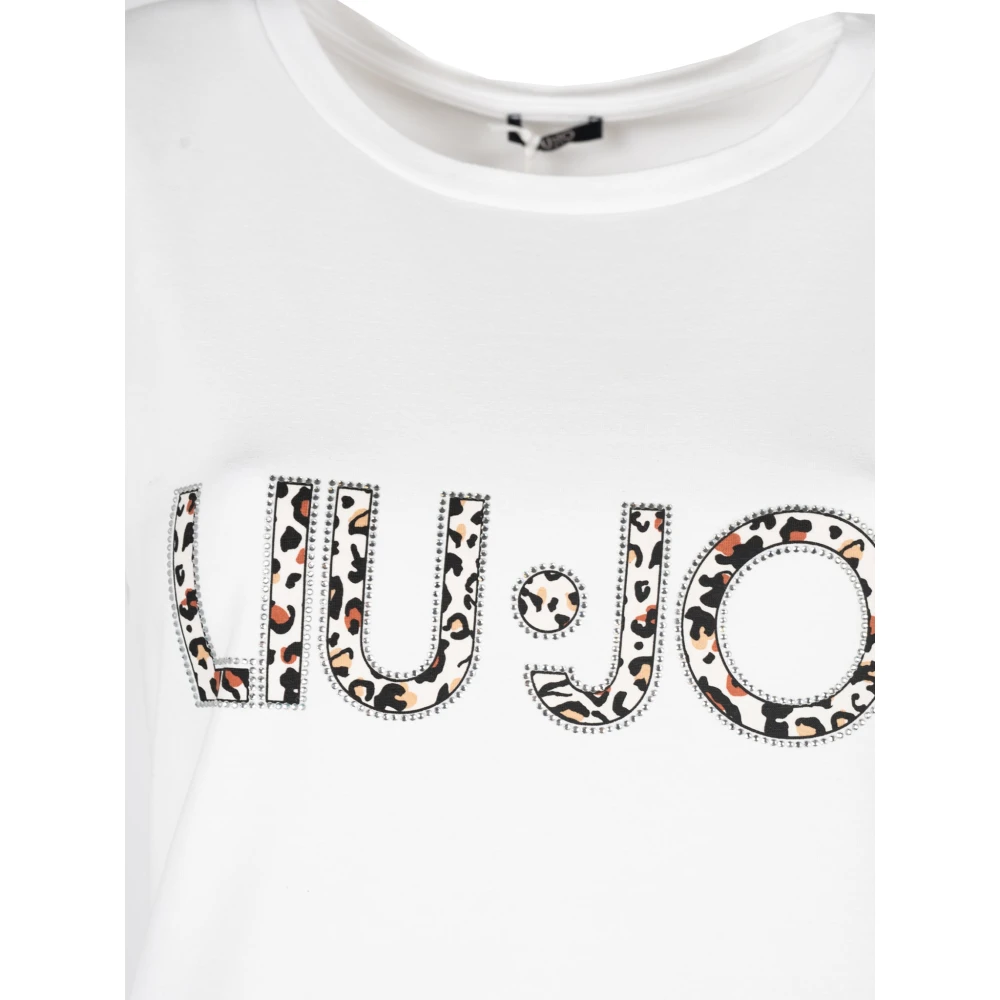 Liu Jo Klassieke Ronde Hals T-Shirt White Dames
