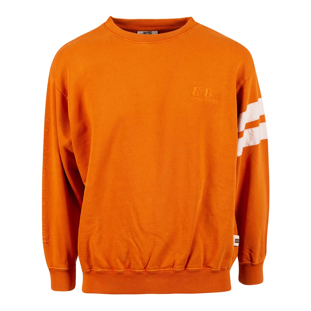 Gcds Oranje Monochrome Stijlvolle Modieuze Shirt Orange Heren