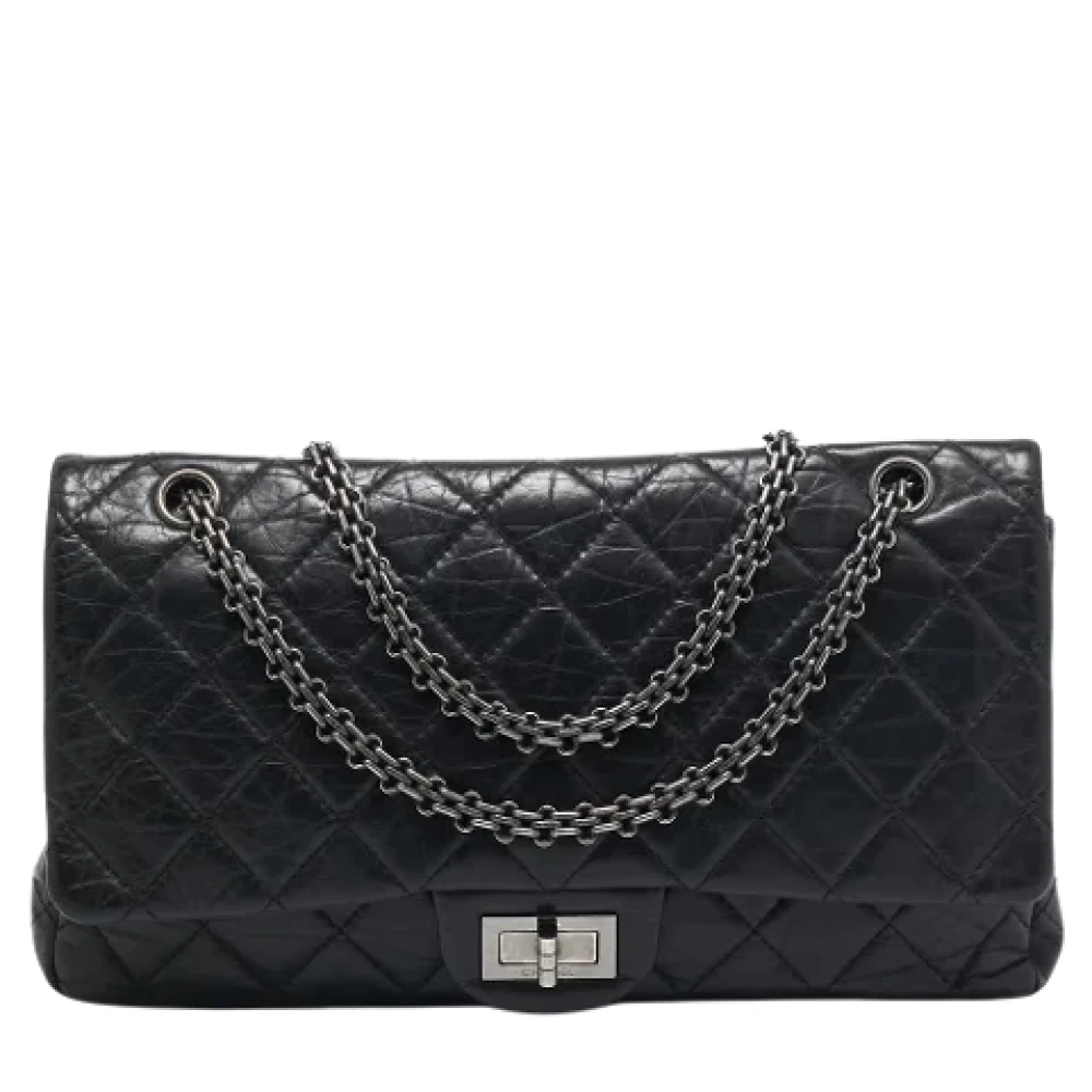 Chanel Vintage Pre-owned Leather chanel-bags Black Dames