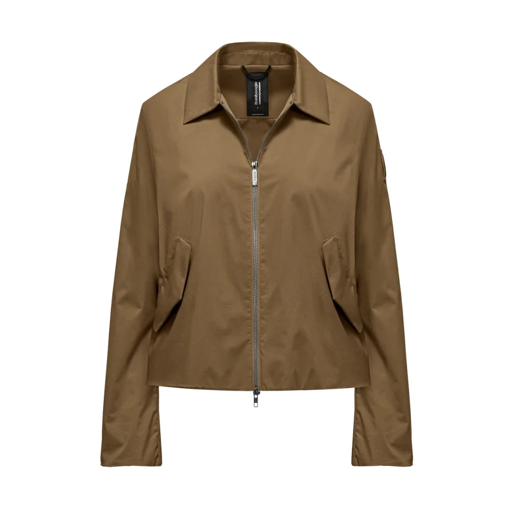 Bomboogie Women's Brown Short Jacket - Light Jackets - Xs - Jackets