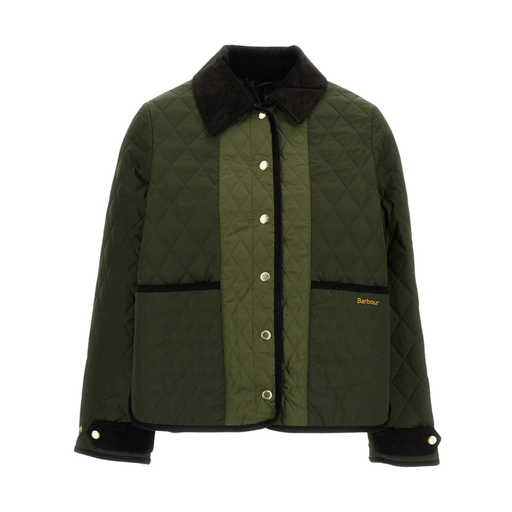 Barbour , Light Jackets, Female, Green, S, Ainsdale Quilted Jacket