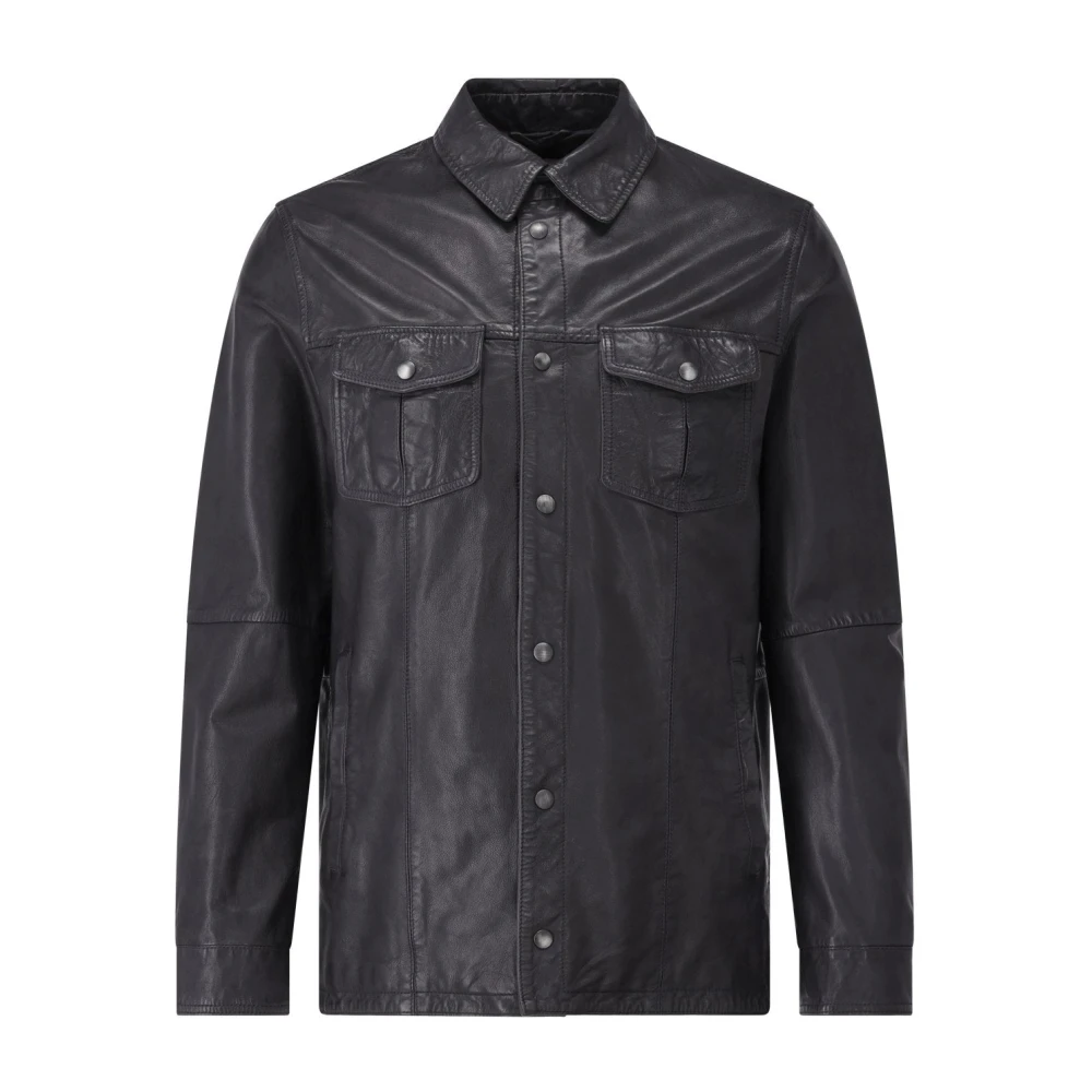 Jackets > Leather Jackets - - Gimo's - Modalova