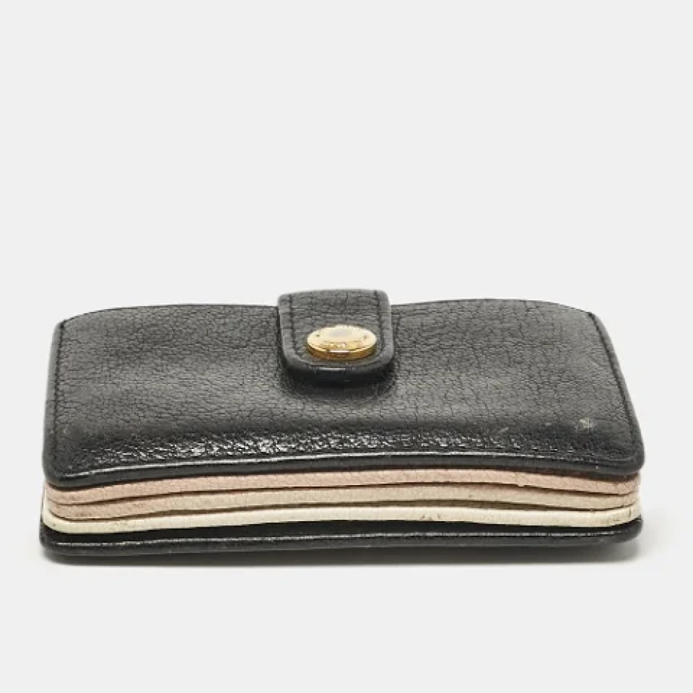 Miu Pre-owned Leather wallets Multicolor Dames