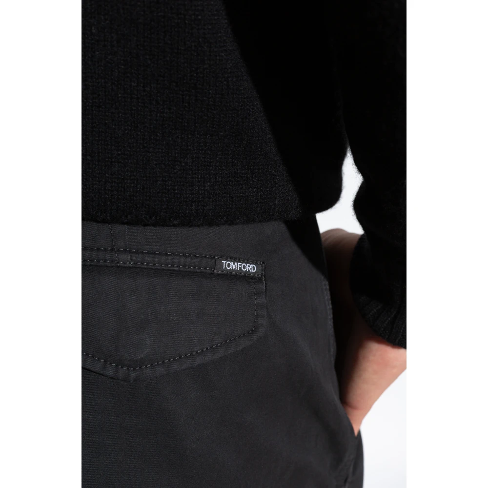 Tom Ford Cargo broek Black Heren