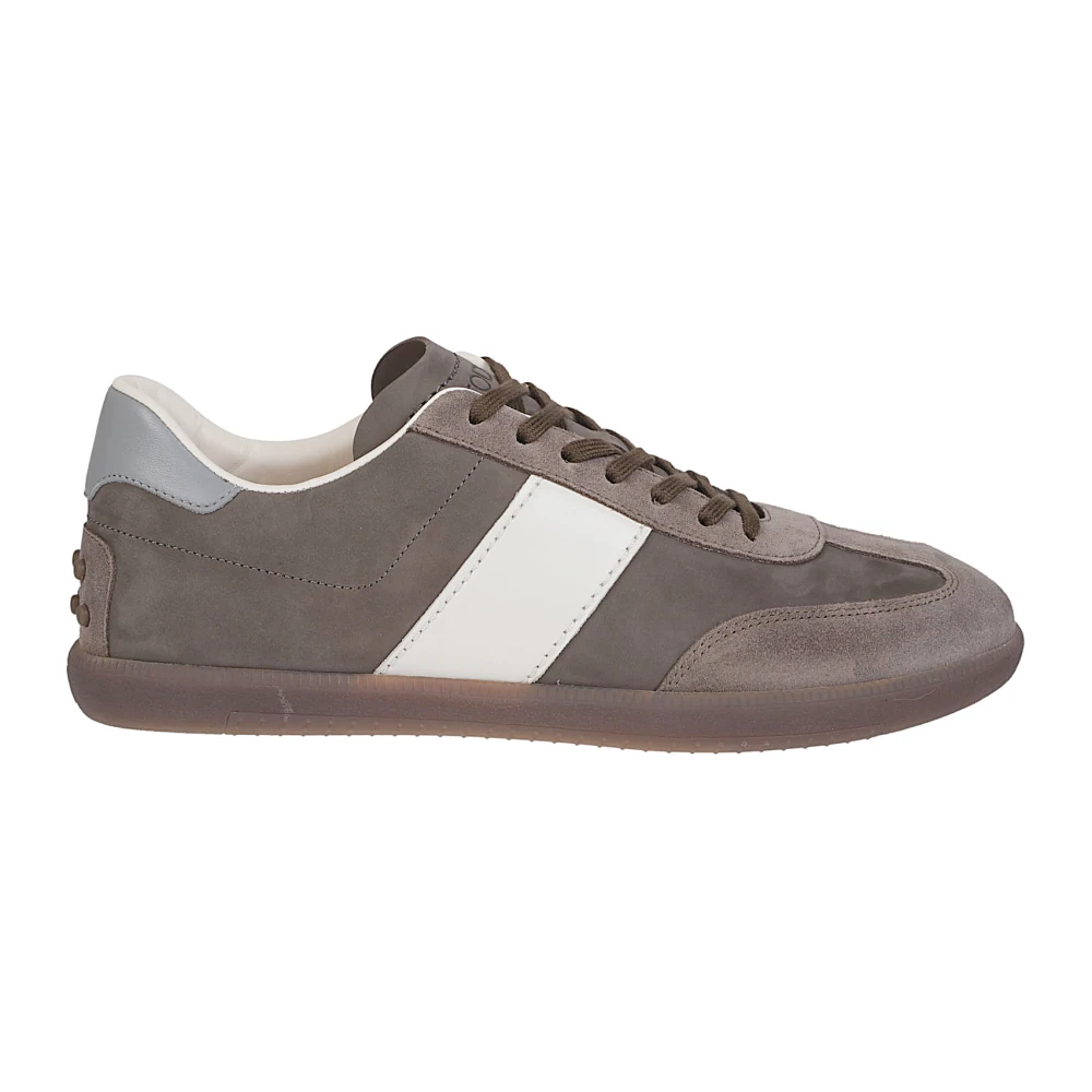Tod's Men's Gray Sneakers, 7 Uk, Cassetta Leggera 68C Trainers