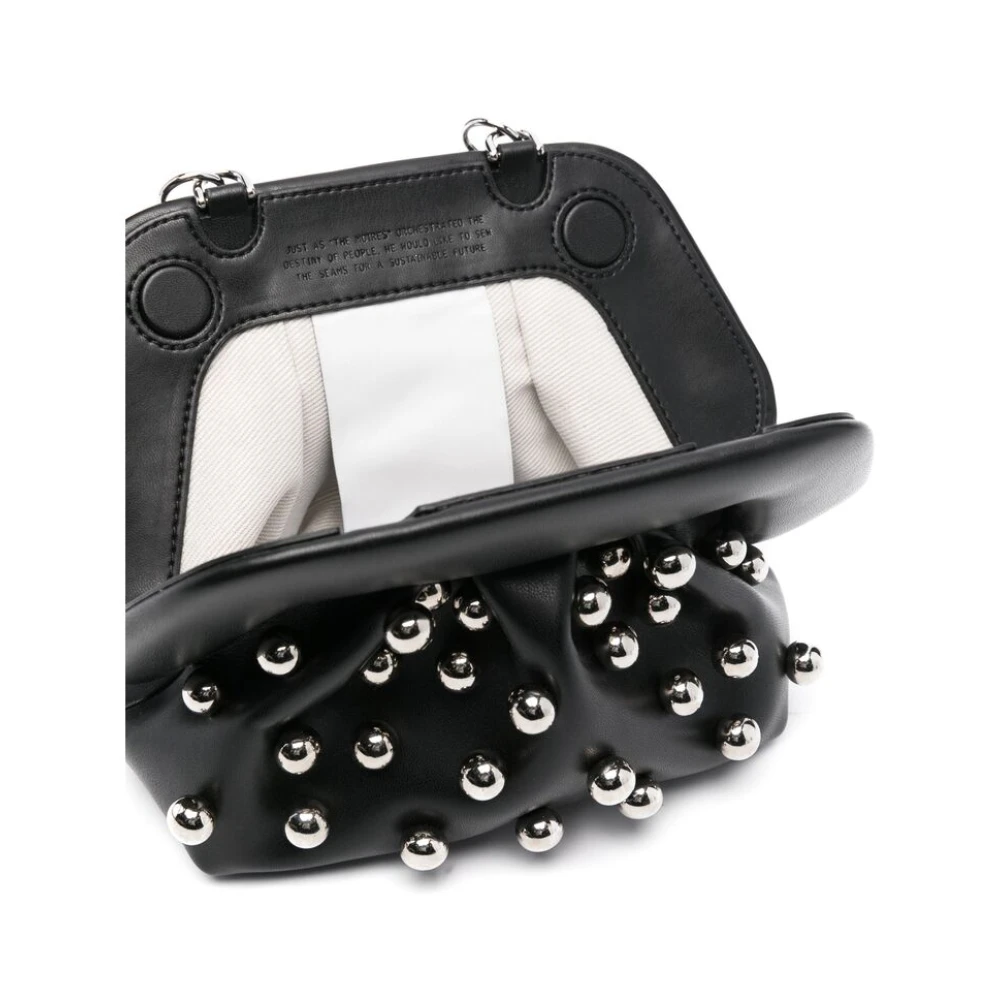 THEMOIRè Zwarte Beaded Top Handtas Black Dames