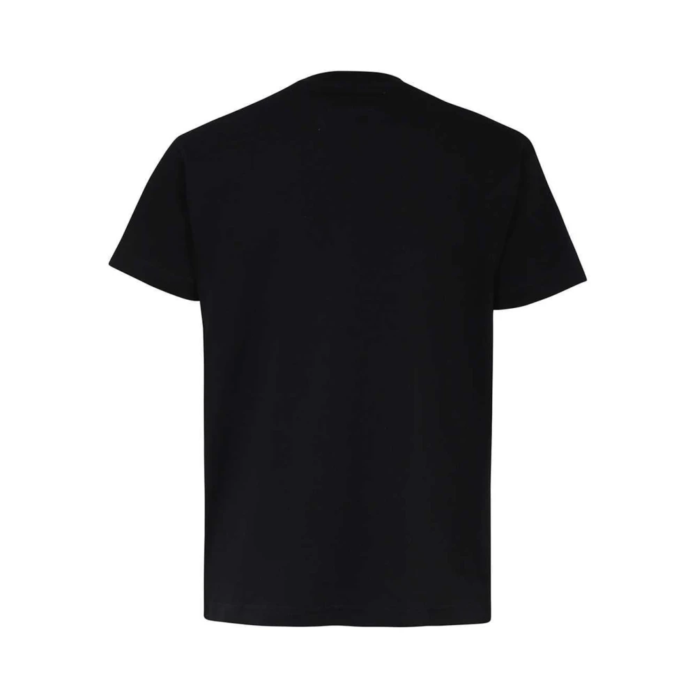 A-Cold-Wall Katoenen T-shirt met Geribbelde Halslijn Black Heren