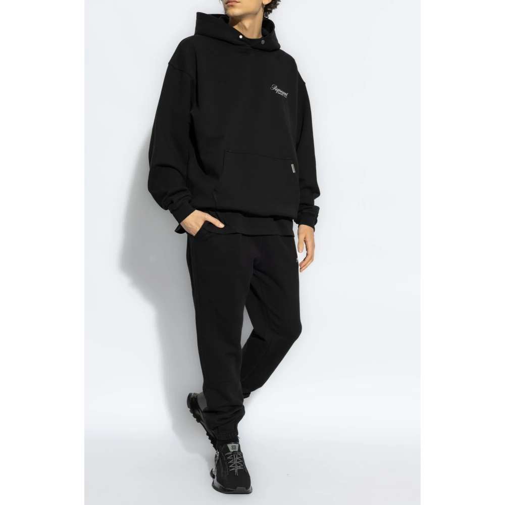 Represent Owners Club Script Hoodie Black Heren