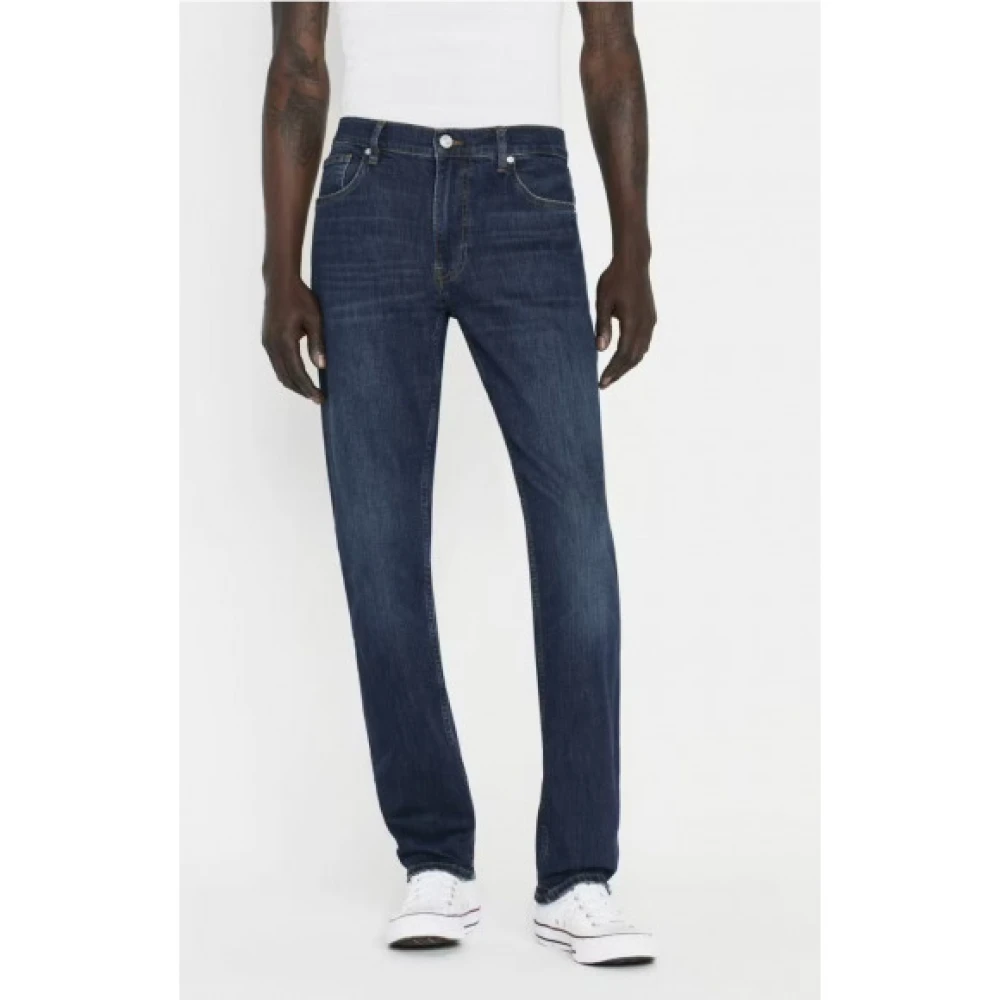 Frame Stijlvolle Straight Fit Jeans Blue Heren