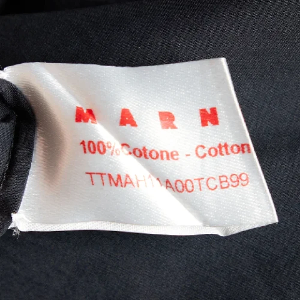 Marni Pre-owned Cotton tops Black Dames