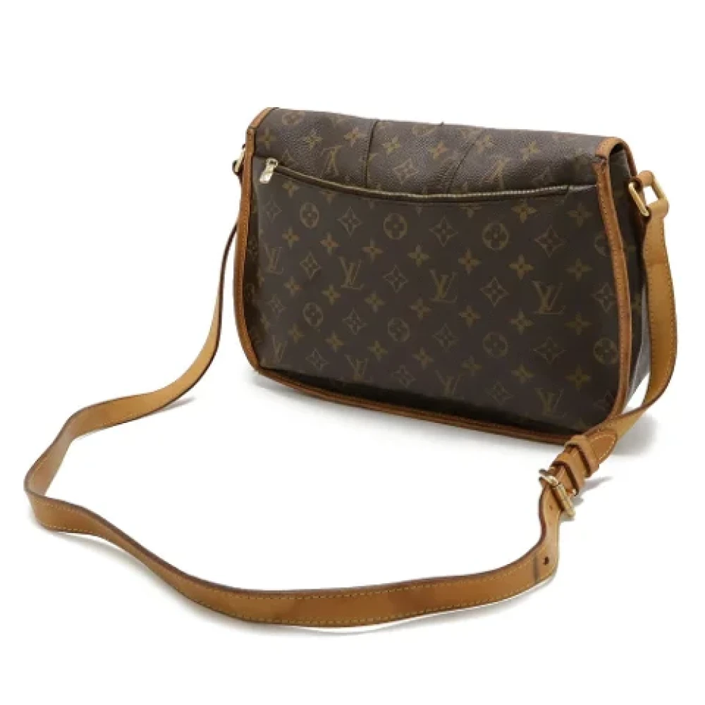 Louis Vuitton Vintage Pre-owned Fabric shoulder-bags Brown Dames