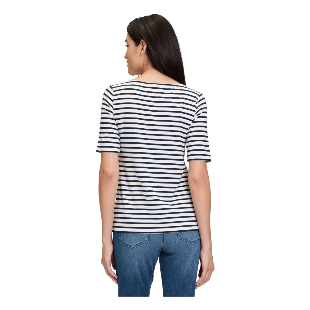 Betty Barclay Gestreept U-hals Shirt Multicolor Dames