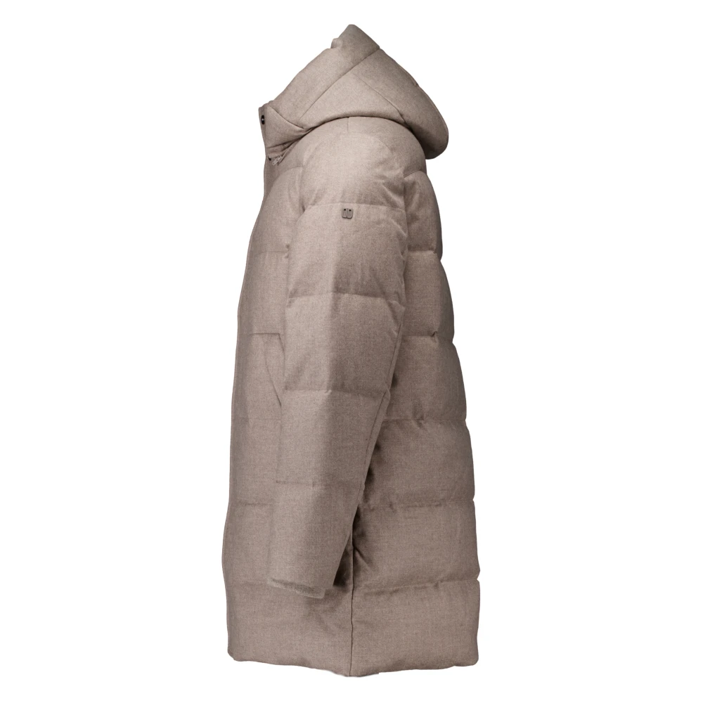 Duno Gewatteerde Beige Titan Levico Jas Beige Heren