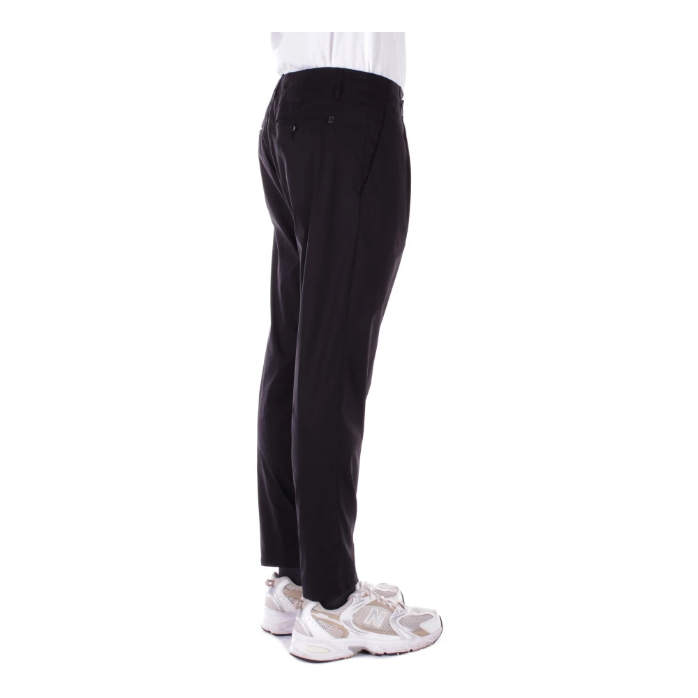 Dondup Zwarte broek met ritssluiting Black Heren