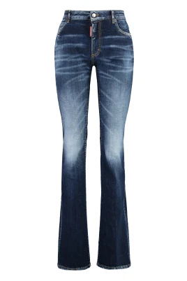 Vintage Twiggy Jeans med koppar detaljer