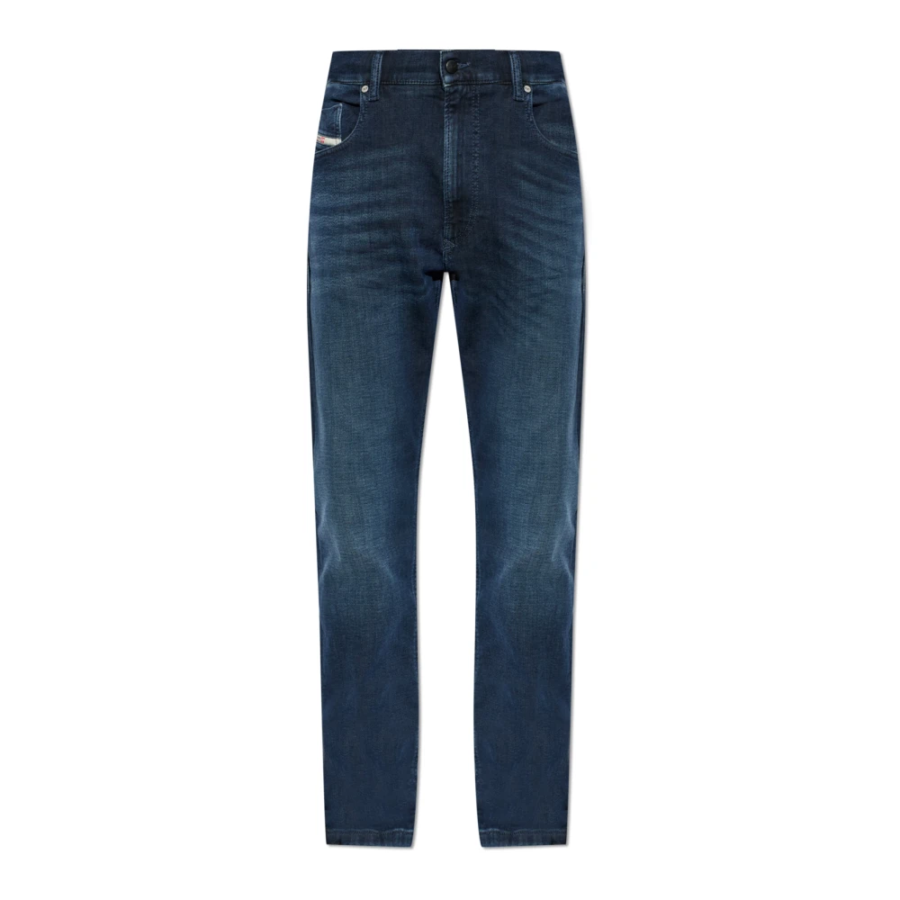 Diesel Mannelijk Blauw Jeans Heren, W34, Katoen, 2032 D-Krooley-Bw Jogg