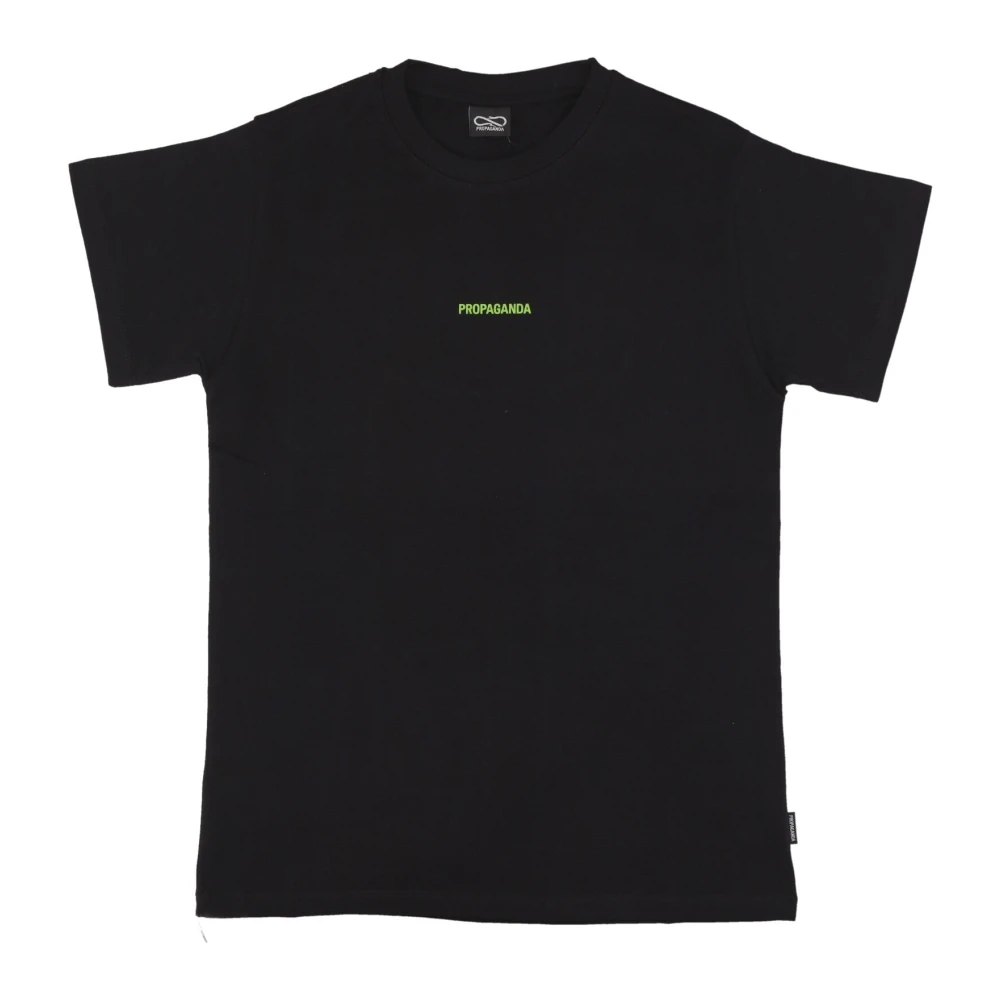 Propaganda Zwarte Oxide Tee Heren T-Shirt Black Heren