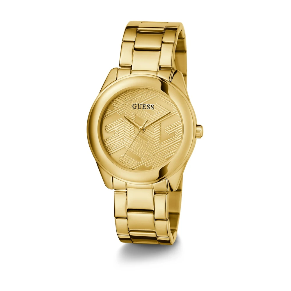 Guess Damarmbandsur Cubed guld 40 mm Gw0606L2 Yellow, Dam