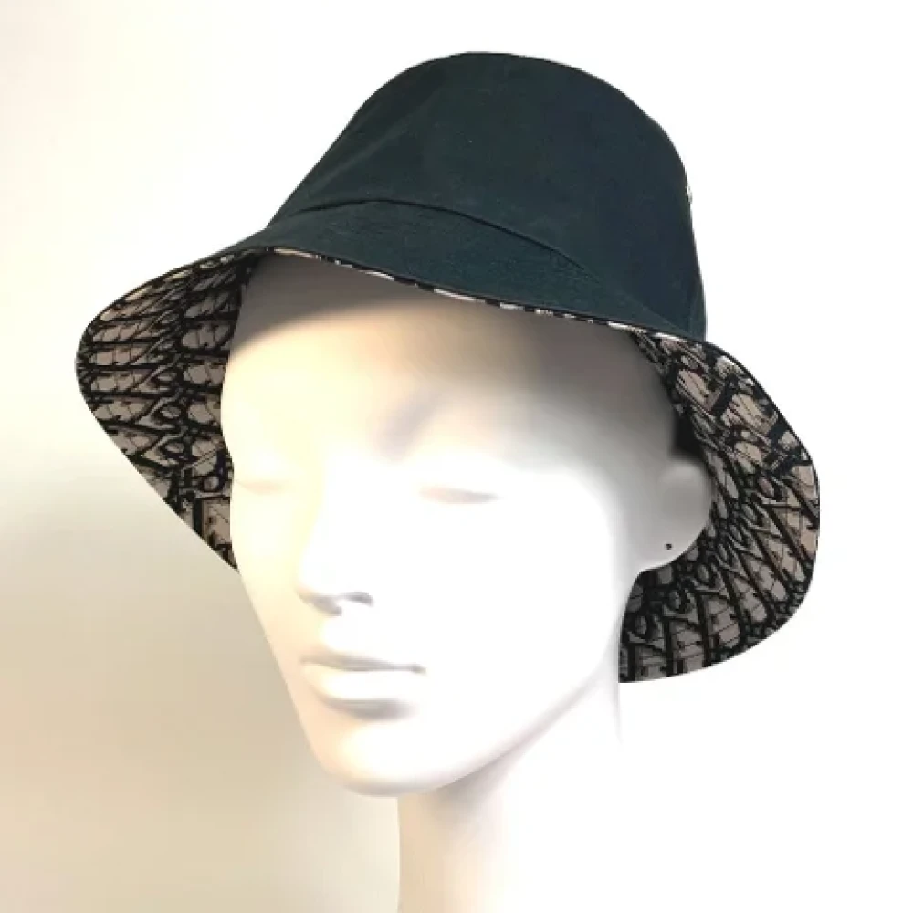 Dior Vintage Pre-owned Fabric hats Black Dames