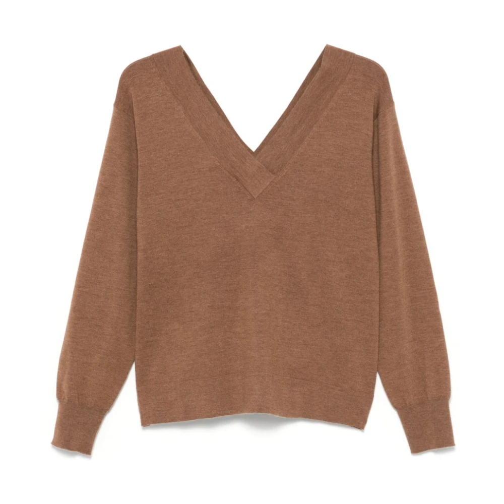 P.a.r.o.s.h. Stijlvolle Pullover in Verbrand Oranje Gray Dames