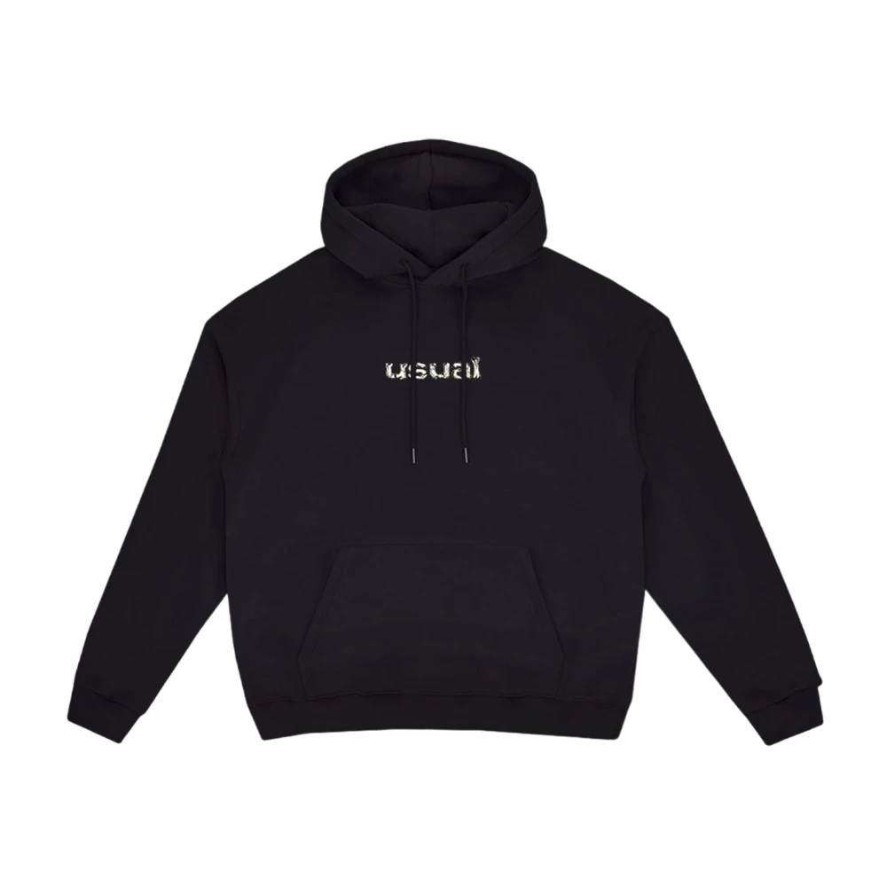 Usual Polyester Gebreide kleding en Sweaters Black Heren
