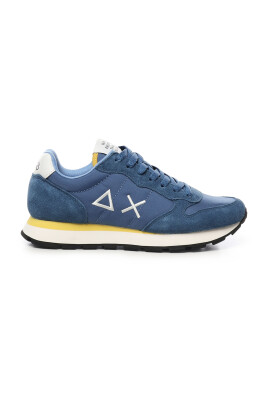 logo-side-sneakers-round-toe-lace-up
