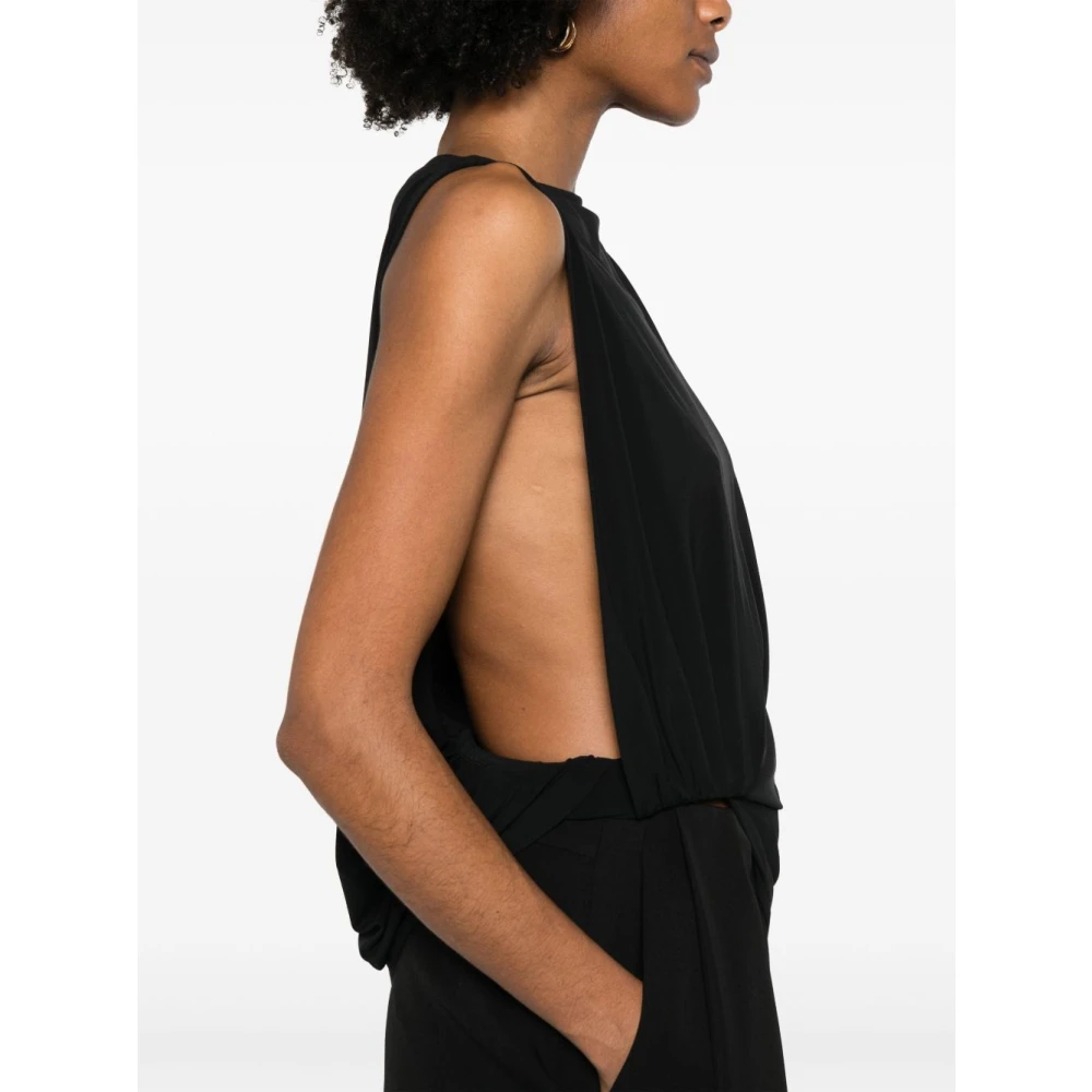 Jacquemus Zwarte Elegante Top voor Vrouwen Black Dames