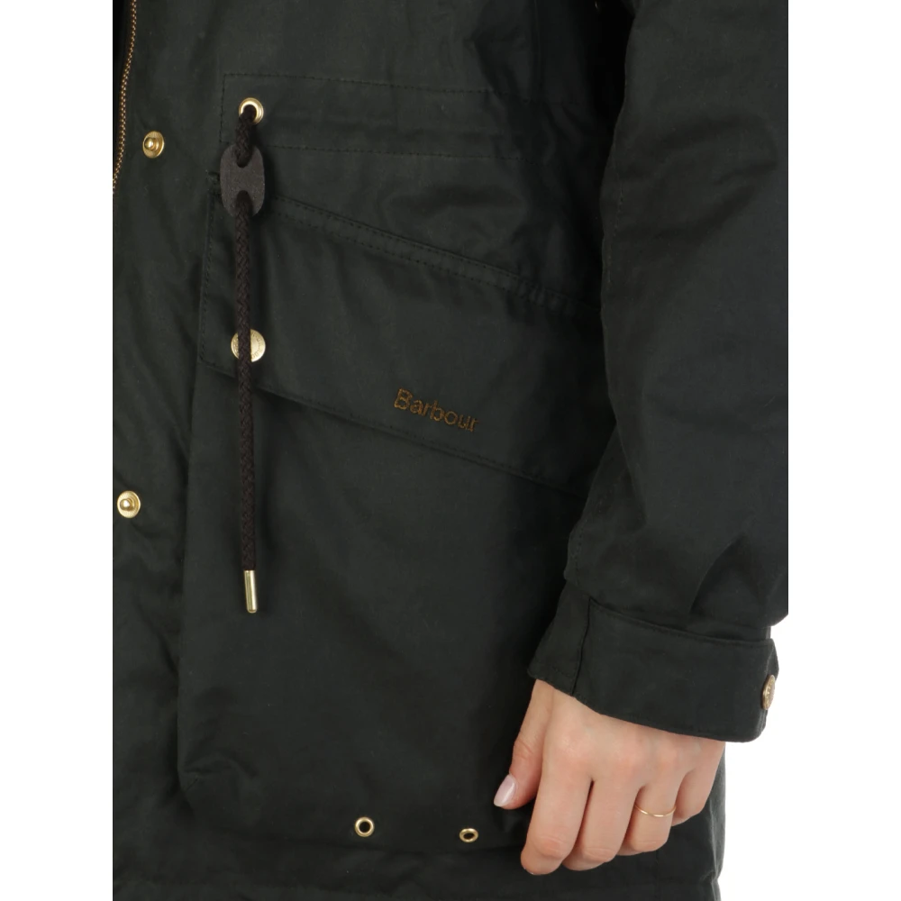 Barbour Grantley Waxjas Green Dames