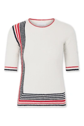 Randig Terry Jersey Topp
