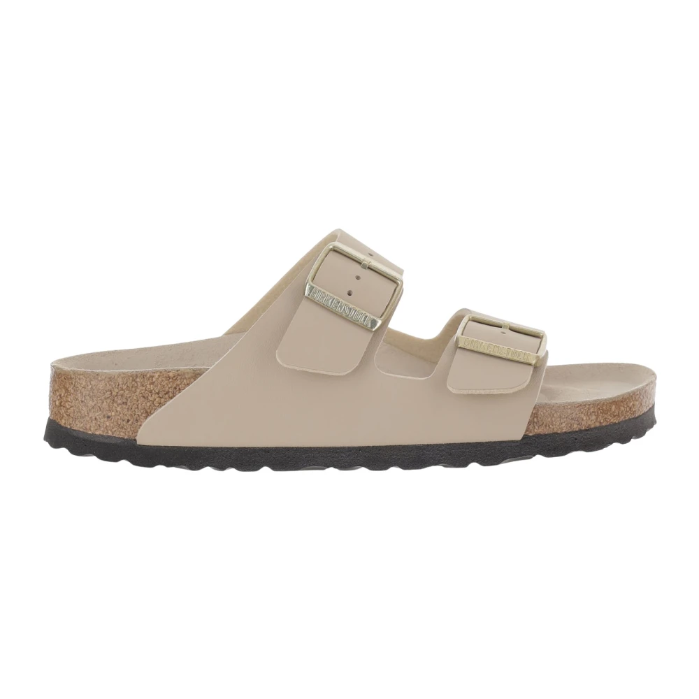 Birkenstock Women's Beige Sliders, 4 Uk, Arizona Sandals